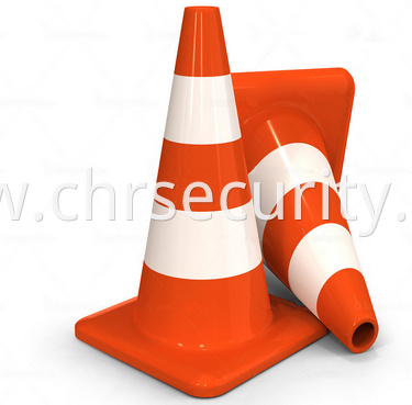 Colored Flexible Collapsible PVC Traffic Cone